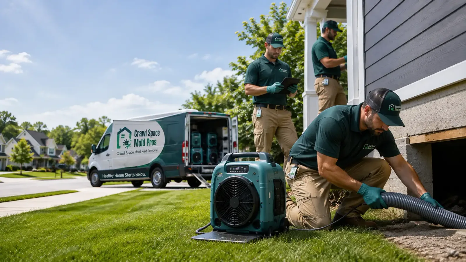 Crawl Space Mold Removal in Downey, CA